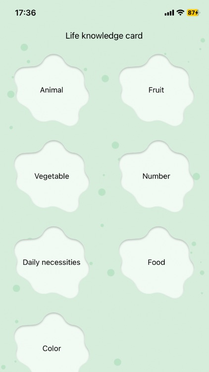 Cartão de conhecimento de vida