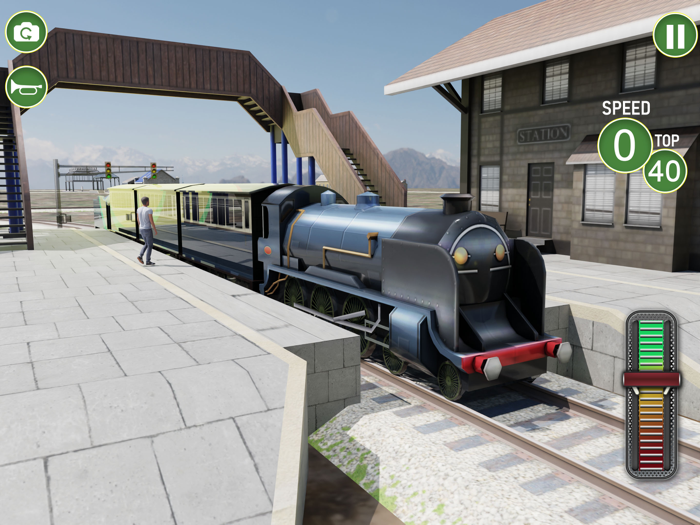 City Train Simulation Driving