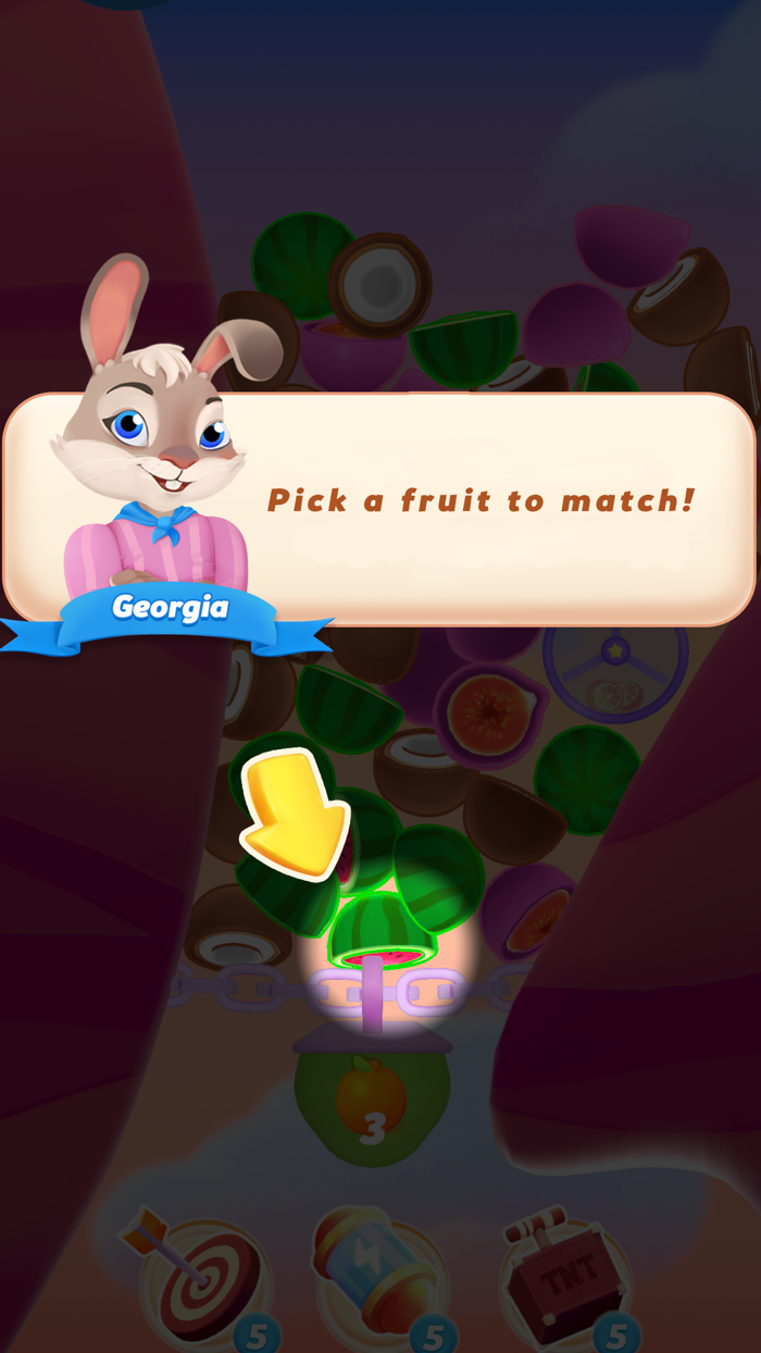 Fruit Match - Bunny Friends