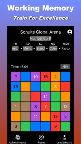 Game screenshot Schulte Arena - Super Brain hack