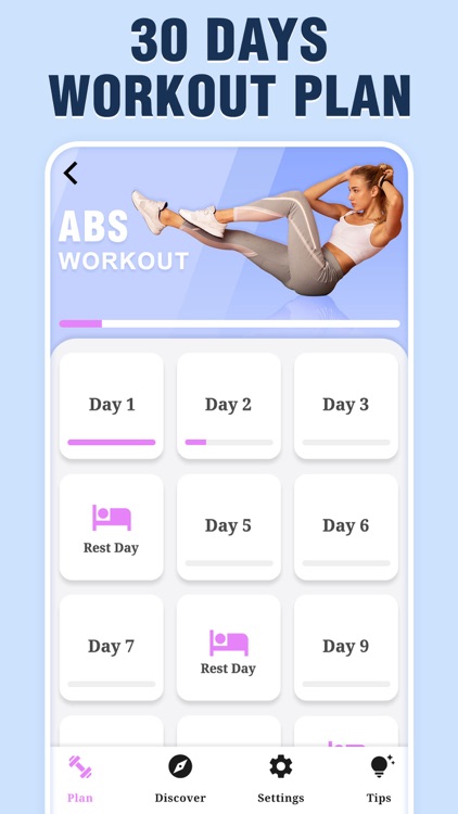 ABS Workout for Women, Fitness screenshot-0