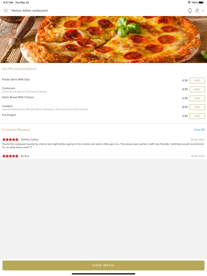 Venice Italian restaurant