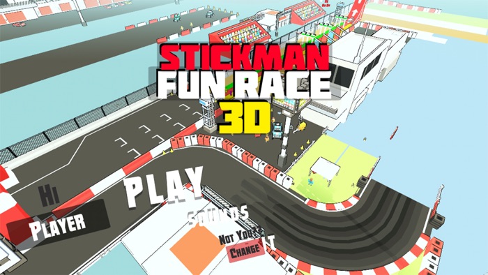 Stickman Fun Race 3D