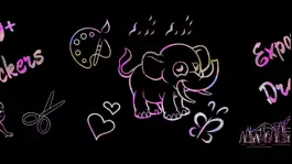 Game screenshot Rainbow Drawing : Glow Sketch apk