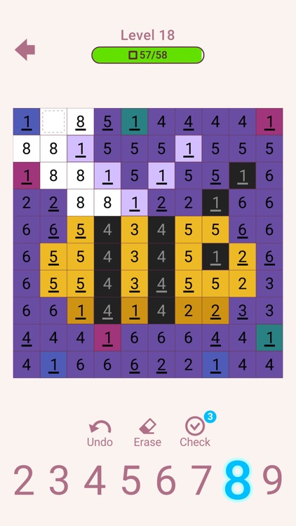 Fillomino - color brain puzzle screenshot-3