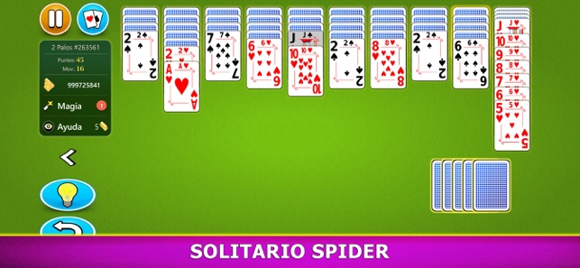 Solitario Spider en App