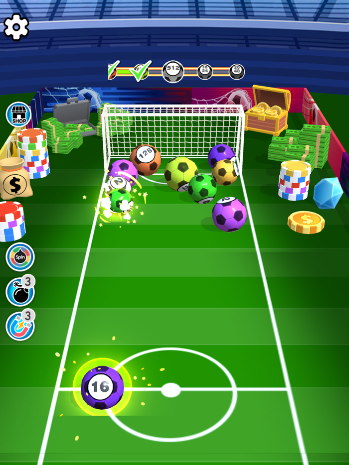 Soccer Merge 4096