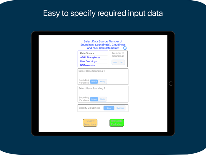 Terrestrial Radiation Calcultr