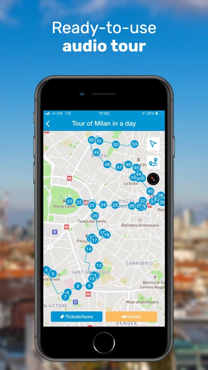 Milan Audio Guide Offline Map