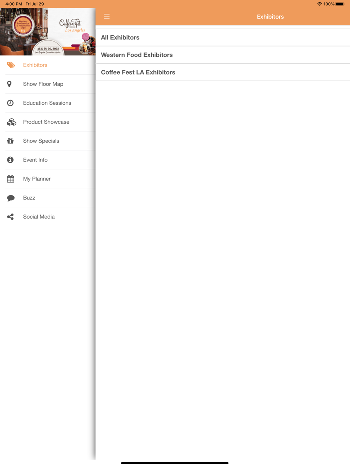 Western Food  Coffee Fest LA