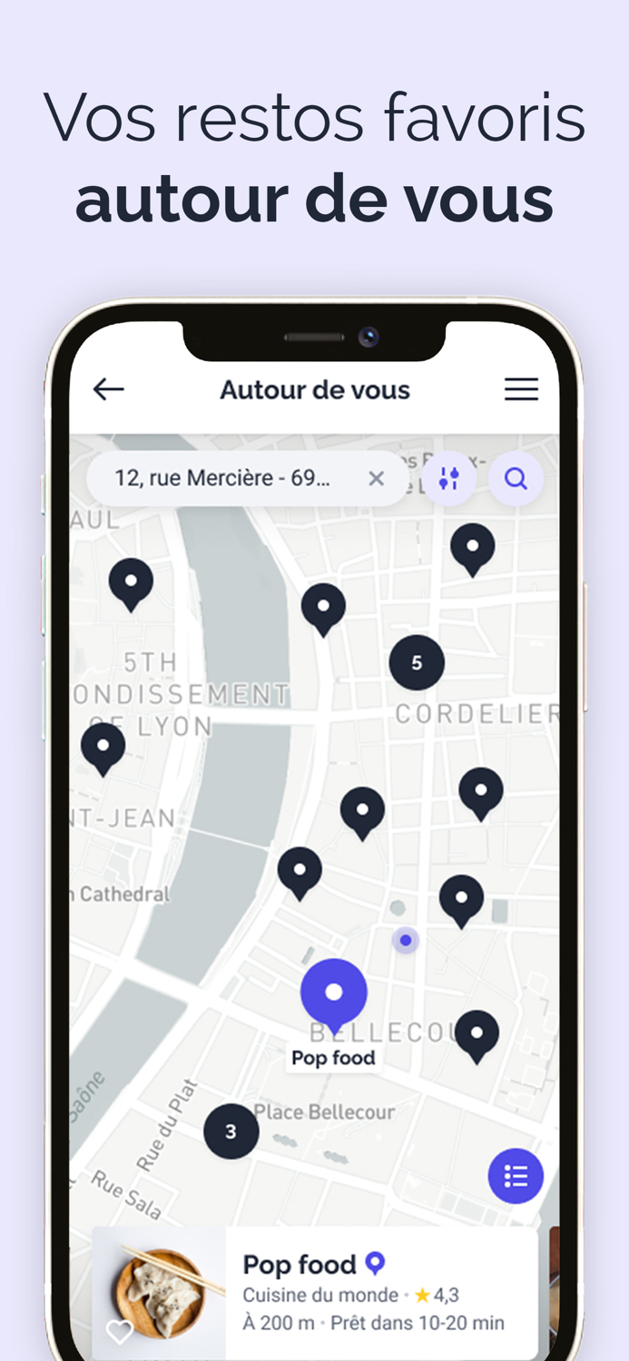 DOOD, food à emporter  livrée