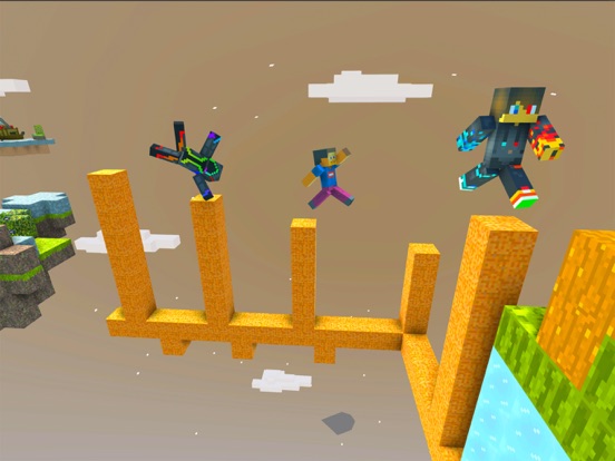 Craft Parkour : 3D Blocky Race screenshot 4
