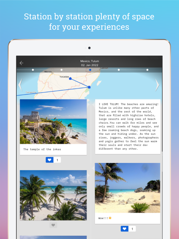 Tripmii - Reisetagebuch screenshot 2