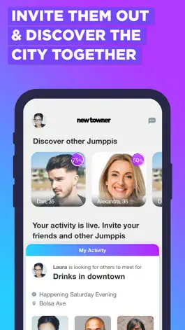 Game screenshot NewTowner: Meet People Nearby hack