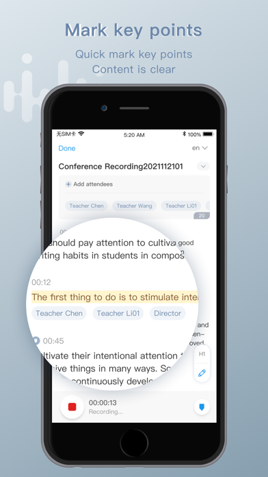Rmeeting- Voice to text App screenshot 3
