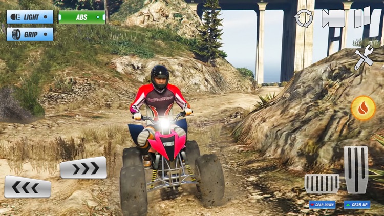 ATV Quad Offroad Bike Sim Game screenshot-3