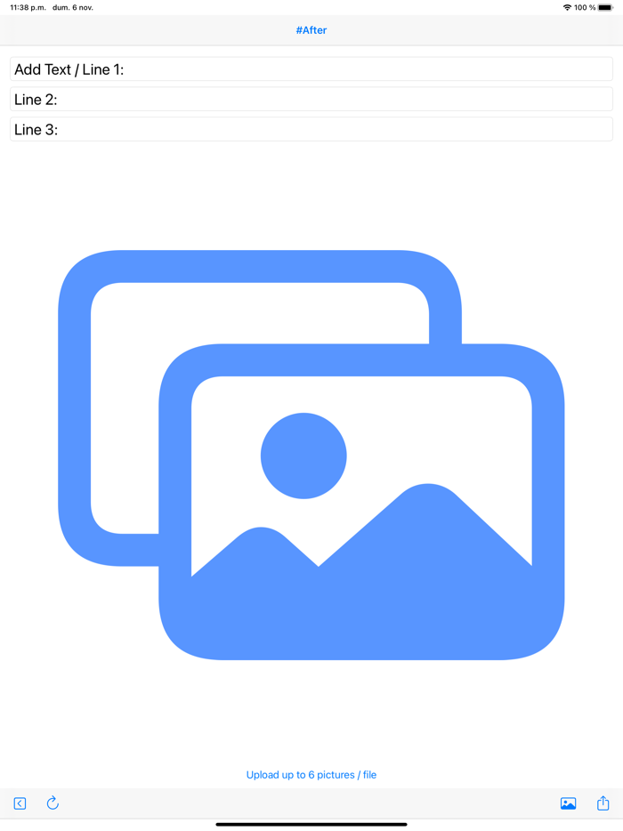 Before  After Save or Print