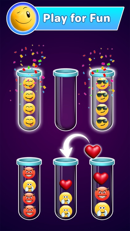 Emoji Sort Puzzle Sortpuz screenshot-4