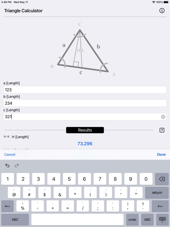 Triangle Calculator Plus screenshot 16