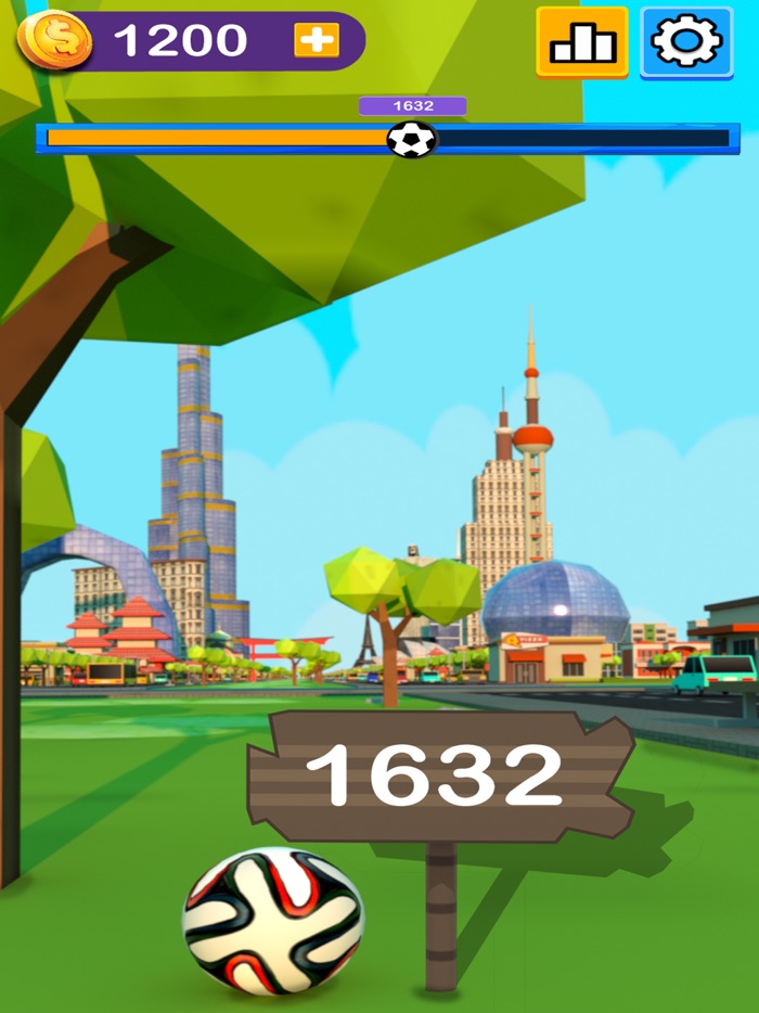 Flick Soccer Kicking Game