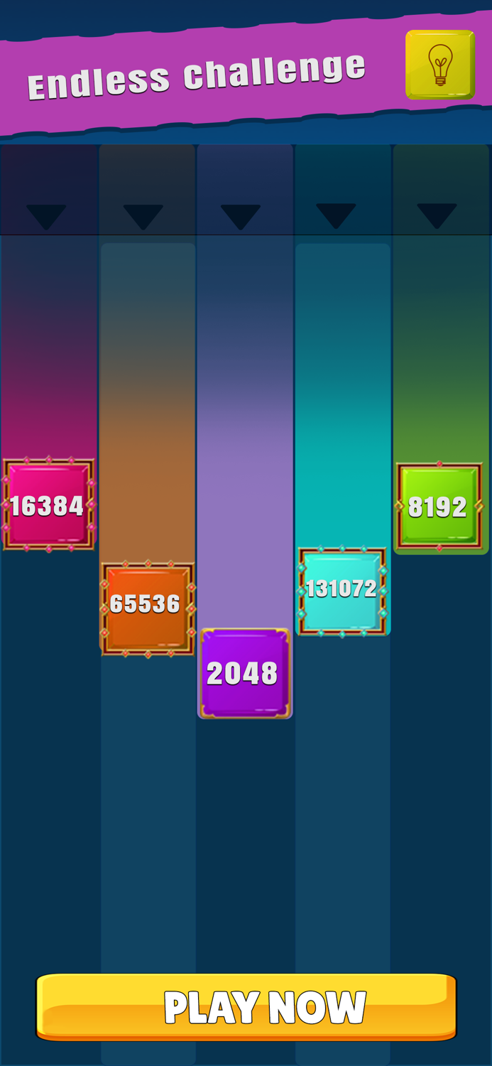 Drop the Number Puzzle Merge