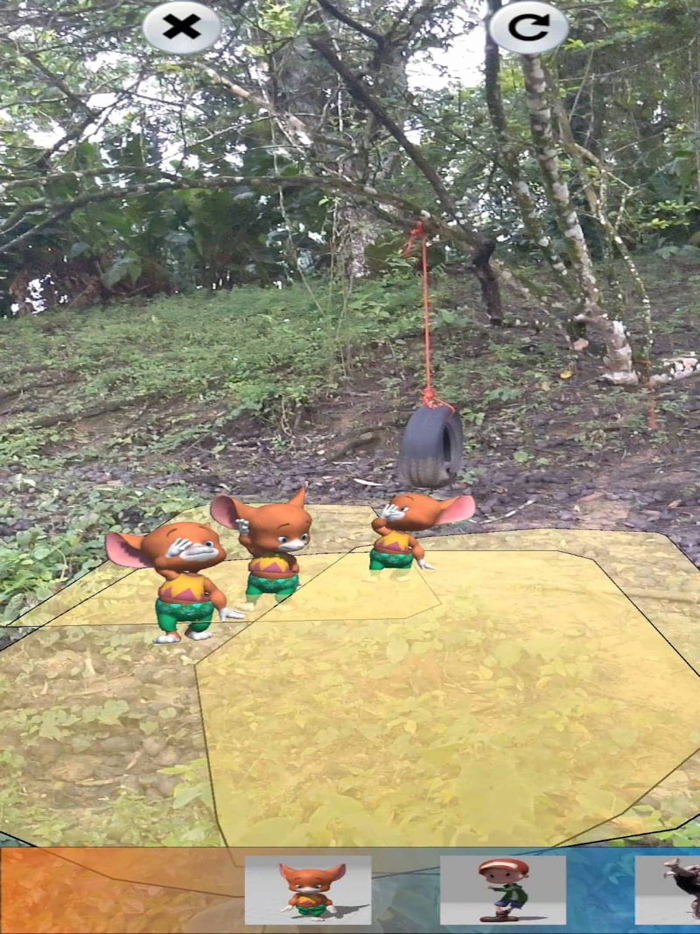 Augmented reality 3D Dancing