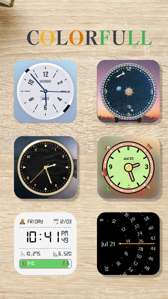 PureClock -  Clear widget