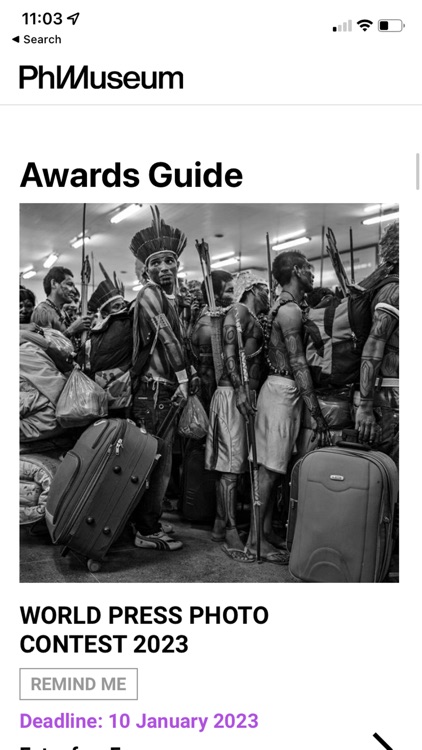 Photo Awards Guide by PhMuseum screenshot-5