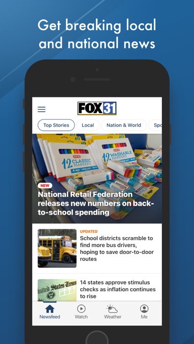 Screenshot #1 pour FOX 31 News