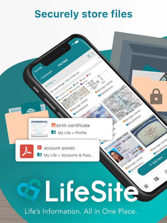 LifeSite: Secure Mobile Vault
