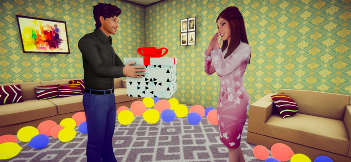 Pregnant Mom Care Dad Life Sim