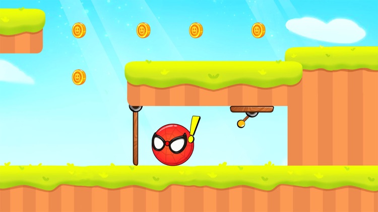 Red Roller Ball Adventure Game screenshot-5