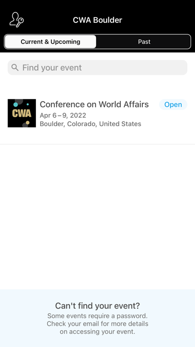 Conference on World Affairs screenshot 2