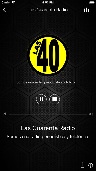 Las Cuarenta Radio screenshot 2