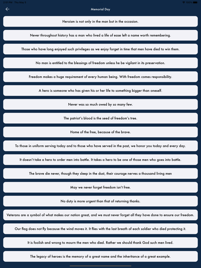 Memorial Day Wishes Card Frame