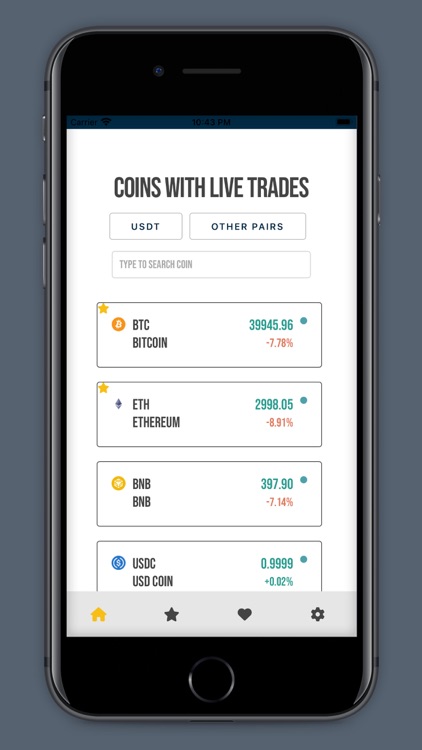 CryptoTicks live cryto charts screenshot-4