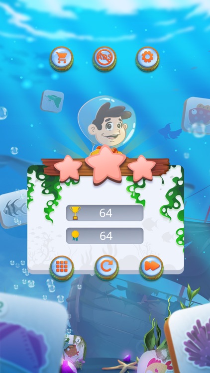 Mahjong Connect Fish World screenshot-3