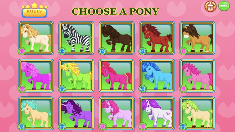 Pony care - animal games