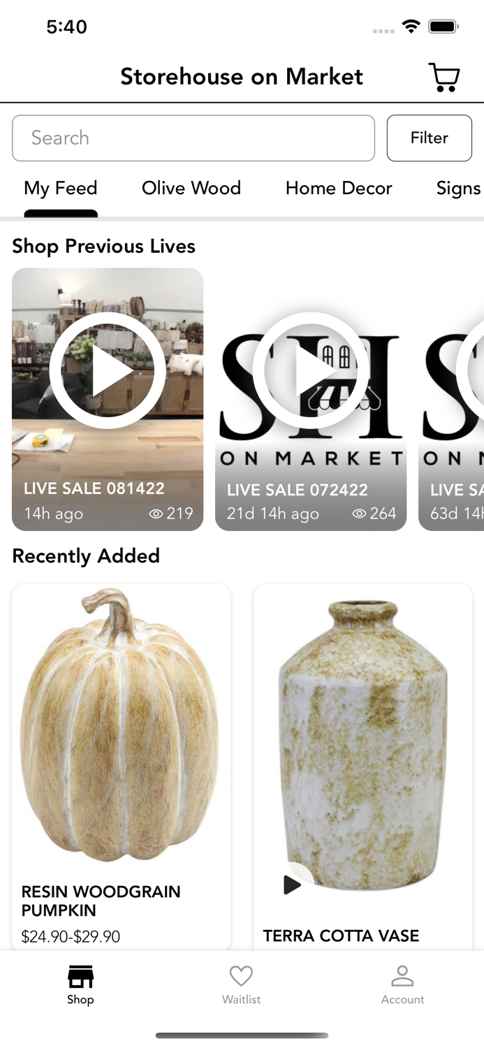 Storehouse on Market