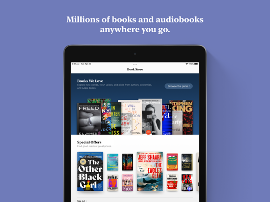 Apple Books iPad app afbeelding 4