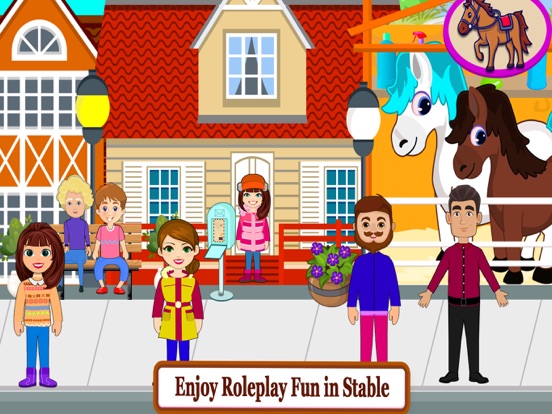 My Pony Horse Stable Town Life screenshot 3