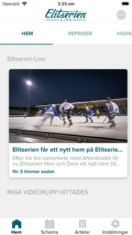 Game screenshot Elitserien Live hack