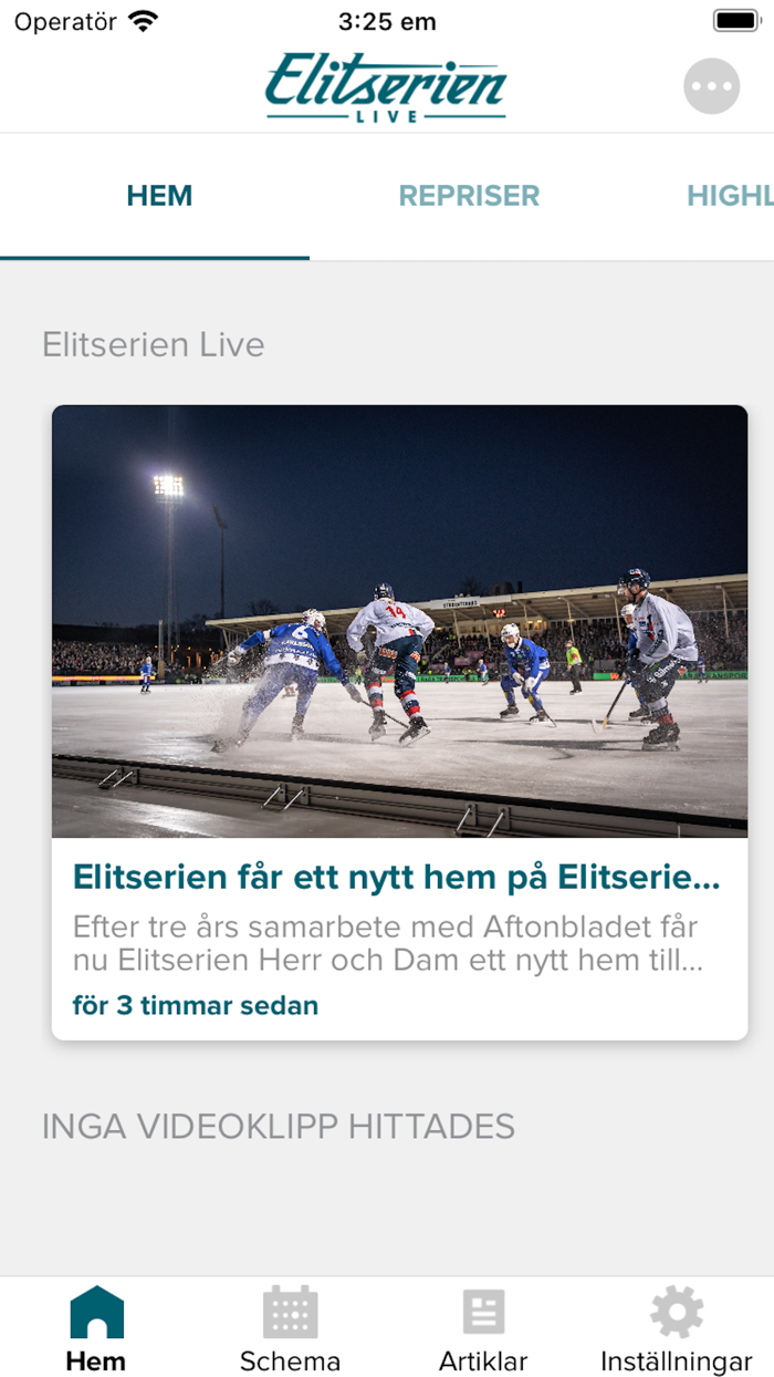 Elitserien Live