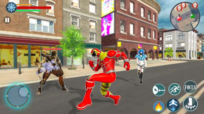 Rope Hero War - Real Fighting