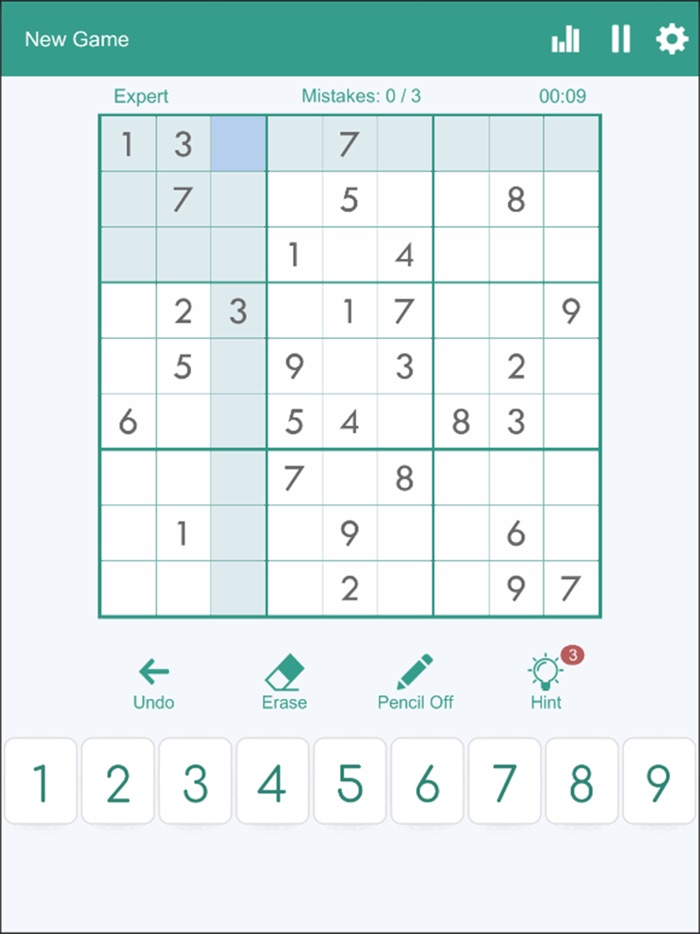 Sudoku - Classic Number Games