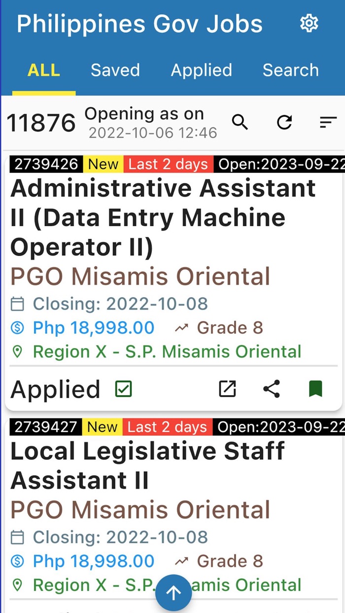 Philippines Gov Jobs