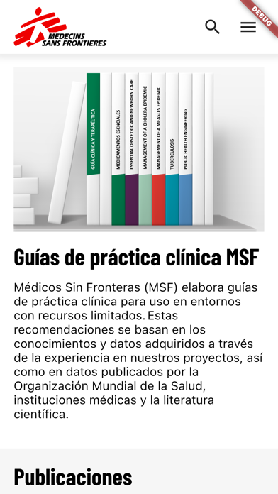 MSF Medical Guidelines screenshot 4