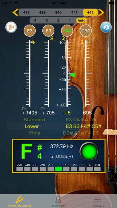 ViolinTuner - Tuner for Violin screenshot 4