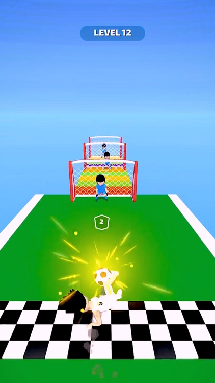 Football Gold Ball Soccer Run screenshot-0