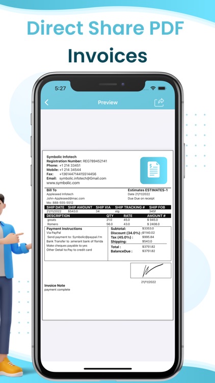 OnTheGo Invoice Estimate Maker